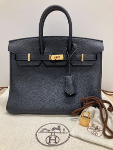 エルメス バーキン25 トゴ キャバン ゴールド金具 B刻印